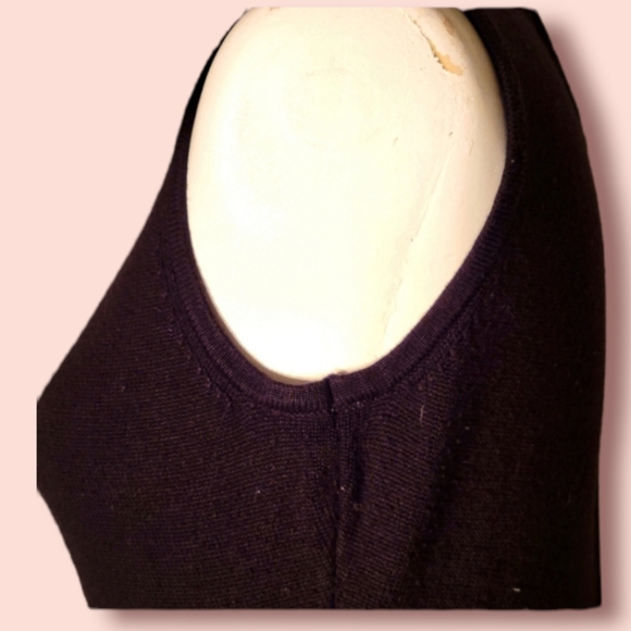 VINTAGE Women's Calvin Klein Sleeveless Knit Dress sz Medium Petite - Picture 5 of 10